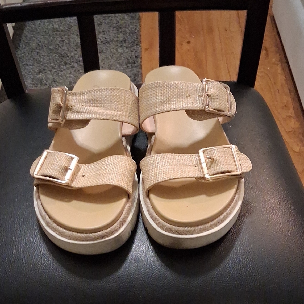 Stylish Kids Tan Buckle Sandals